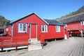 Docks of west Lofoten Royalty Free Stock Photo