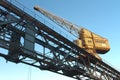 Dockside crane in Inner Harbour of Karlsruhe