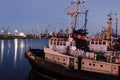 DOCKYARD AND TUGS