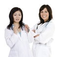 Group of confident doctors with their arms crossed displaying some attitude Royalty Free Stock Photo