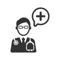 Doctor advice icon