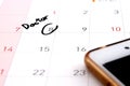 Doctor appointment remainder on calendar