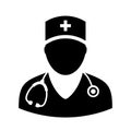 Doctor avatar vector icon