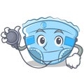 Doctor baby diaper character cartoon