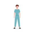 Doctor background, healthcare Providers , Vector illustration cartoon characte