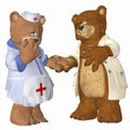 Doctor bear and Nurse Bear