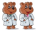 Doctor Bear. Part of a series. Royalty Free Stock Photo
