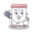 Doctor cabinet character cartoon style