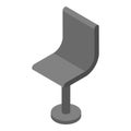 Doctor chair icon, isometric style Royalty Free Stock Photo