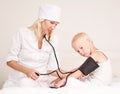 Doctor and a child Royalty Free Stock Photo
