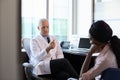 Doctor In Consultation With Depressed Female Patient Royalty Free Stock Photo