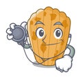 Doctor cookies in the form madeleine cartoon Royalty Free Stock Photo