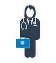 Doctor on duty Icon.