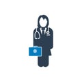 Doctor on Duty Icon.