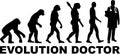 Doctor Evolution vector Royalty Free Stock Photo