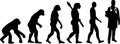 Doctor Evolution vector Royalty Free Stock Photo