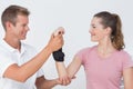 Doctor examining a woman wrist Royalty Free Stock Photo