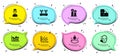 Wifi, Augmented reality and Puzzle icons set. Doctor, Face search and Dot plot signs. Vector