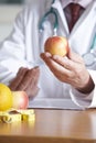 Doctor Giving Advice On Healthy Diet