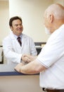 Doctor Greets Patient Royalty Free Stock Photo