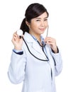 Doctor hold stethoscope