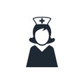 doctor icon nurse sign