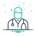 Mix icon for Doctor, physician and surgeon