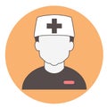 Doctor icon vector design Royalty Free Stock Photo