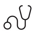 Doctor vector thin line icon Royalty Free Stock Photo