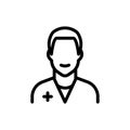 Doctor line icon