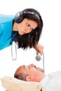 Doctor Listening to Snoring
