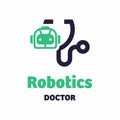 Doctor Logo Robotics Royalty Free Stock Photo