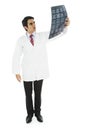 Doctor looking x-ray Royalty Free Stock Photo