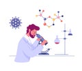 Laboratory Researcher, Biochemist, Researcher, Scientist Royalty Free Stock Photo