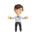 Doctor Man characters hospital medicine staff clothes illustration Smile Happy