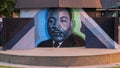 Doctor Martin Luther King Jr. Mural at the Martin Luther King Community Center in South Dallas, Texas. Royalty Free Stock Photo