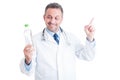 Doctor or medic advice for dehydration concept Royalty Free Stock Photo