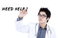 A doctor needs help Royalty Free Stock Photo