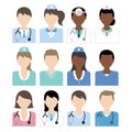 Doctor nurse icon