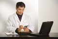 Doctor in office. Royalty Free Stock Photo