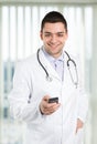 Doctor at office Royalty Free Stock Photo