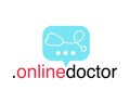 Doctor online logo. Mobile medicine app working round the clock 24 7. Neon doctors mobile app sign with message icon.