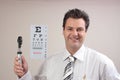 Doctor or Optometrist Royalty Free Stock Photo
