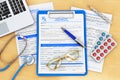 Doctor paperwork Royalty Free Stock Photo