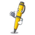 Doctor Pen shape that on a cartoon Royalty Free Stock Photo