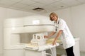 Doctor prepare MRI Scanner