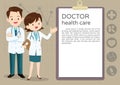 Team Doctor presentation Royalty Free Stock Photo