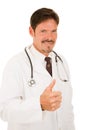 Doctor - Prognosis Looks Good Royalty Free Stock Photo
