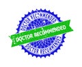 DOCTOR RECOMMENDED Bicolor Rosette Scratched Watermark