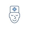 Doctor related vector icon. Royalty Free Stock Photo